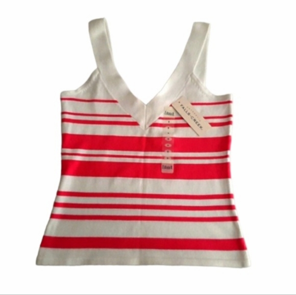 Falls Creek Tops - NWT FALLS CREEK Colorful Striped Knit Tank Top, size S